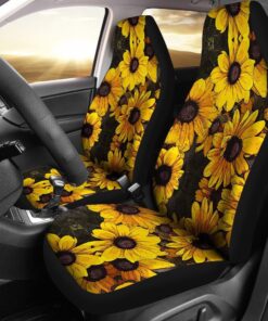 Sunflower Print Pattern Universal Fit Car Seat Cover Car Seat Cover 1 od26it.jpg