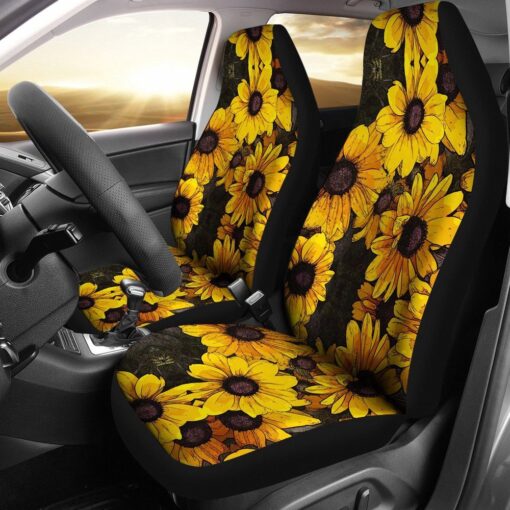 Sunflower Print Pattern Universal Fit Car Seat Cover Car Seat Cover 1 od26it.jpg