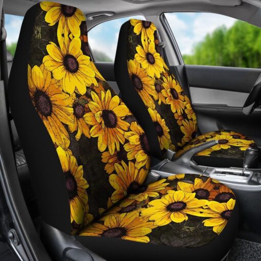 Sunflower Print Pattern Universal Fit Car Seat Cover Car Seat Cover 3 faorqu.jpg