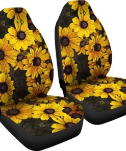 Sunflower Print Pattern Universal Fit Car Seat Cover Car Seat Cover 4 k8aqyj.jpg