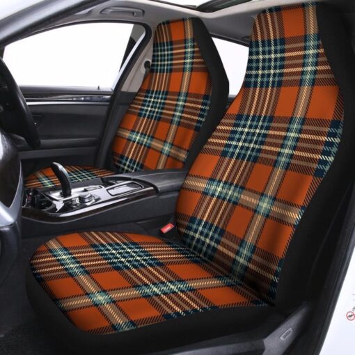 Tartan Orange Plaid Car Seat Covers Car Seat Cover 2 mgaij0.jpg