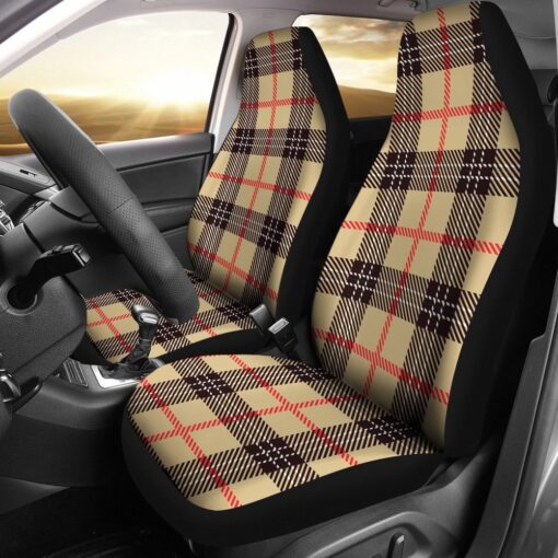 Tartan Scottish Beige Plaids Universal Fit Car Seat Cover Car Seat Cover 1 nxvvkq.jpg