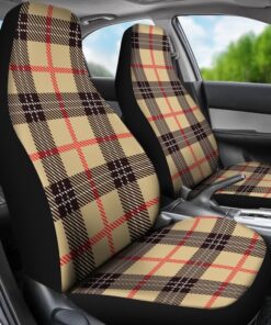 Tartan Scottish Beige Plaids Universal Fit Car Seat Cover Car Seat Cover 3 ybsxbl.jpg