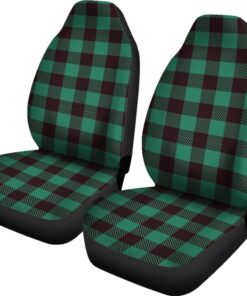 Tartan Scottish Green Plaids Universal Fit Car Seat Cover Car Seat Cover 2 bceioo.jpg