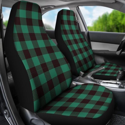 Tartan Scottish Green Plaids Universal Fit Car Seat Cover Car Seat Cover 3 qarh21.jpg