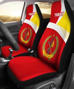 Tigray Flag Maps Red Car Seat Covers Africa Zone Car Seat Covers nelznj.jpg