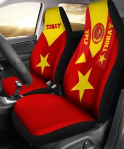Tigray Flag Proud Red Car Seat Covers Africa Zone Car Seat Covers ag6tlp.jpg