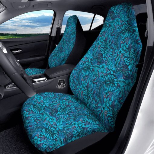Tropical Blue Hawaiian Print Pattern Car Seat Covers Car Seat Cover 2 eodahp.jpg